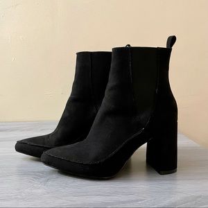 H&M faux suede ankle boots